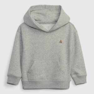 GAP Gray Sweatshirt Hoodie with Ribbed Cuffs